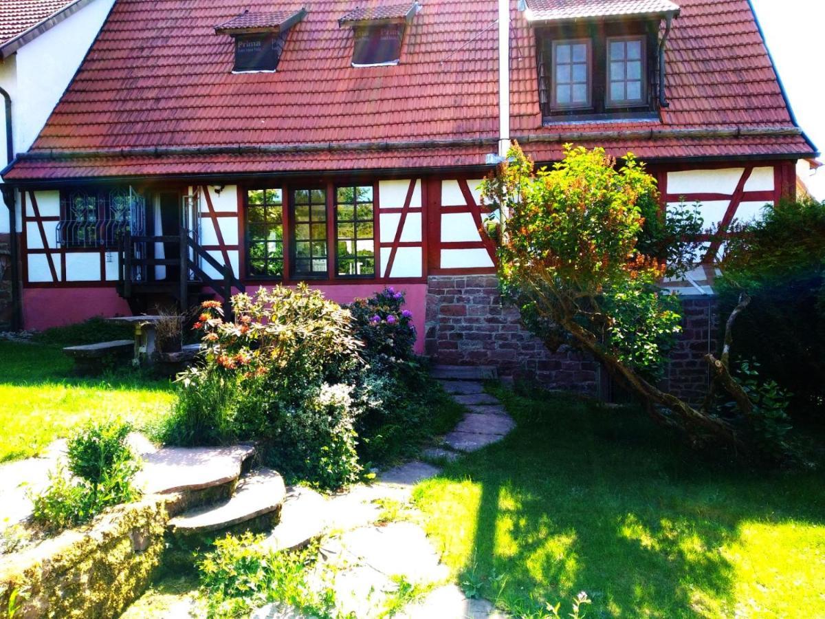 Ferienhaus Marre - Mit Grill, Feuerstelle Und Gartensauna Waldbrunn  ภายนอก รูปภาพ