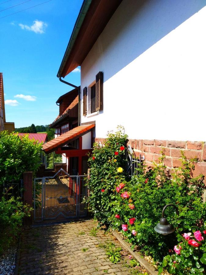 Ferienhaus Marre - Mit Grill, Feuerstelle Und Gartensauna Waldbrunn  ภายนอก รูปภาพ