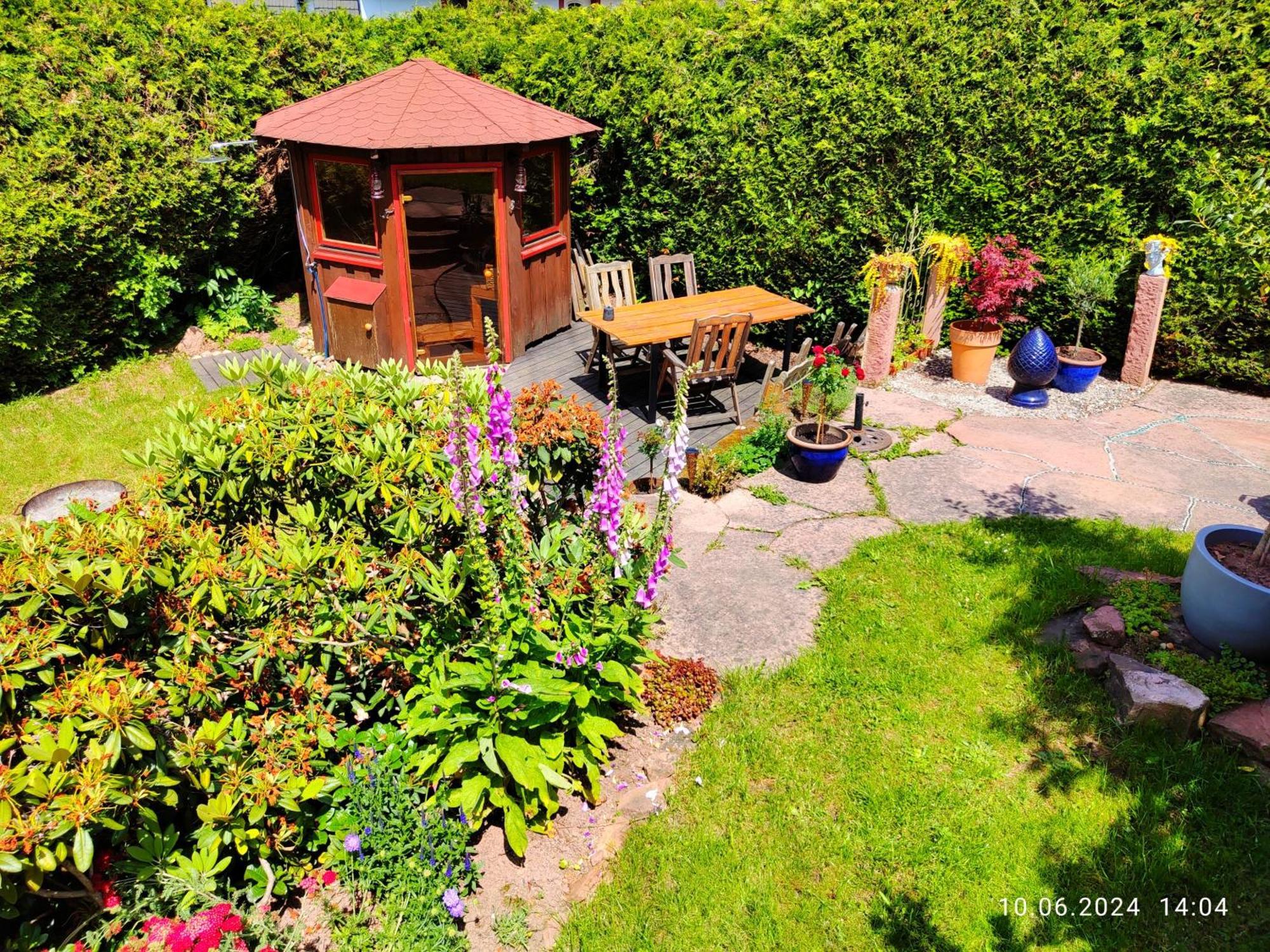 Ferienhaus Marre - Mit Grill, Feuerstelle Und Gartensauna Waldbrunn  ภายนอก รูปภาพ